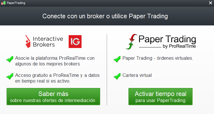 Brokers con conexión para operar en ProRealTime